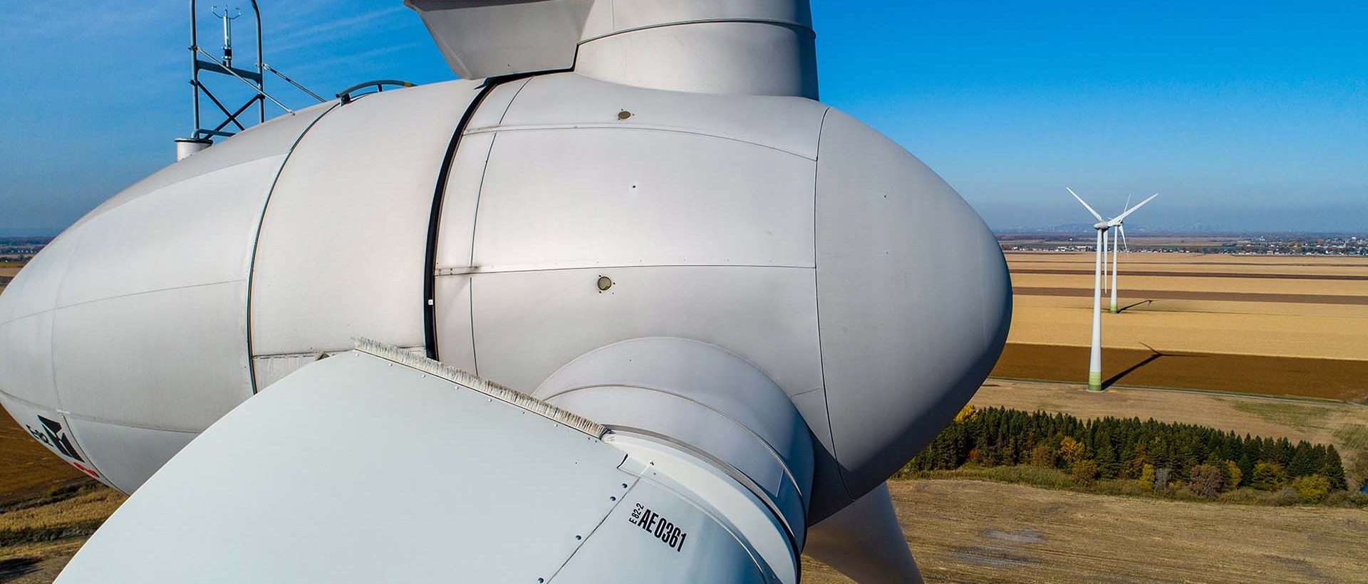 wind turbine blade inspections by drone