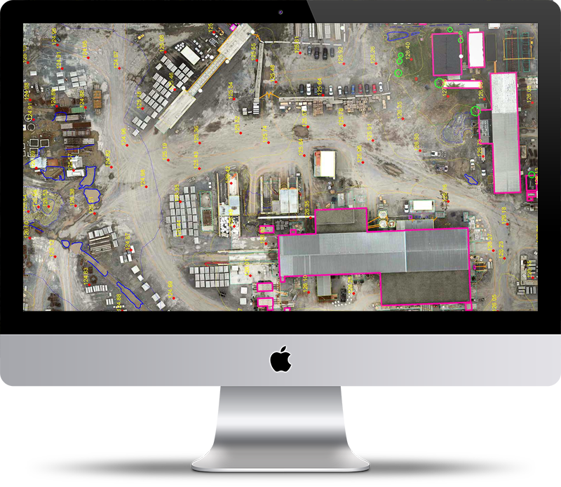 autocad line work from drone mapping1