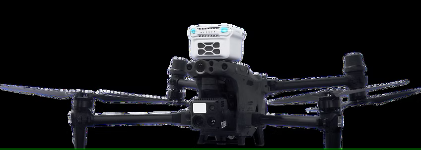 matrice30 with gas detecton unit for air quality monitoring