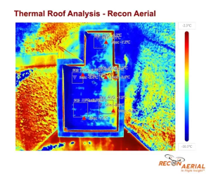 thermal drone roof inspection services
