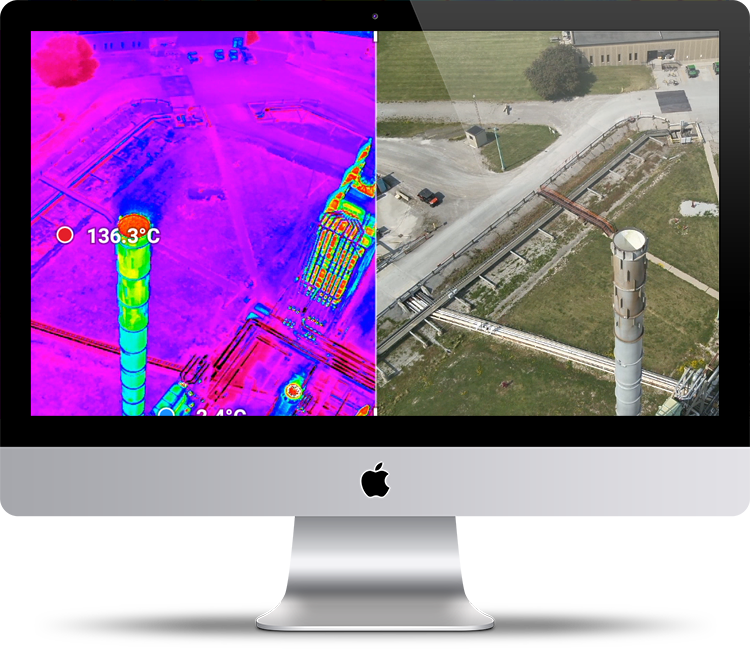 drone flare stack inspection services 2