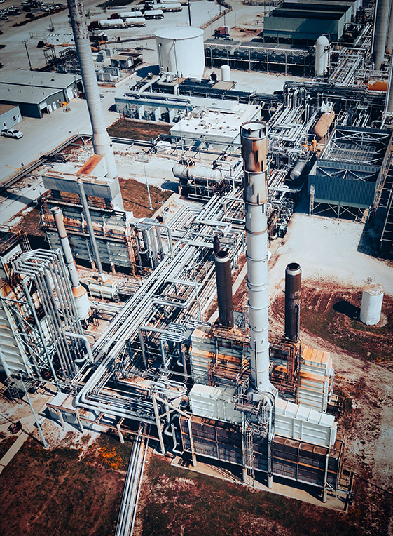 thermal drone flare stack inspection services